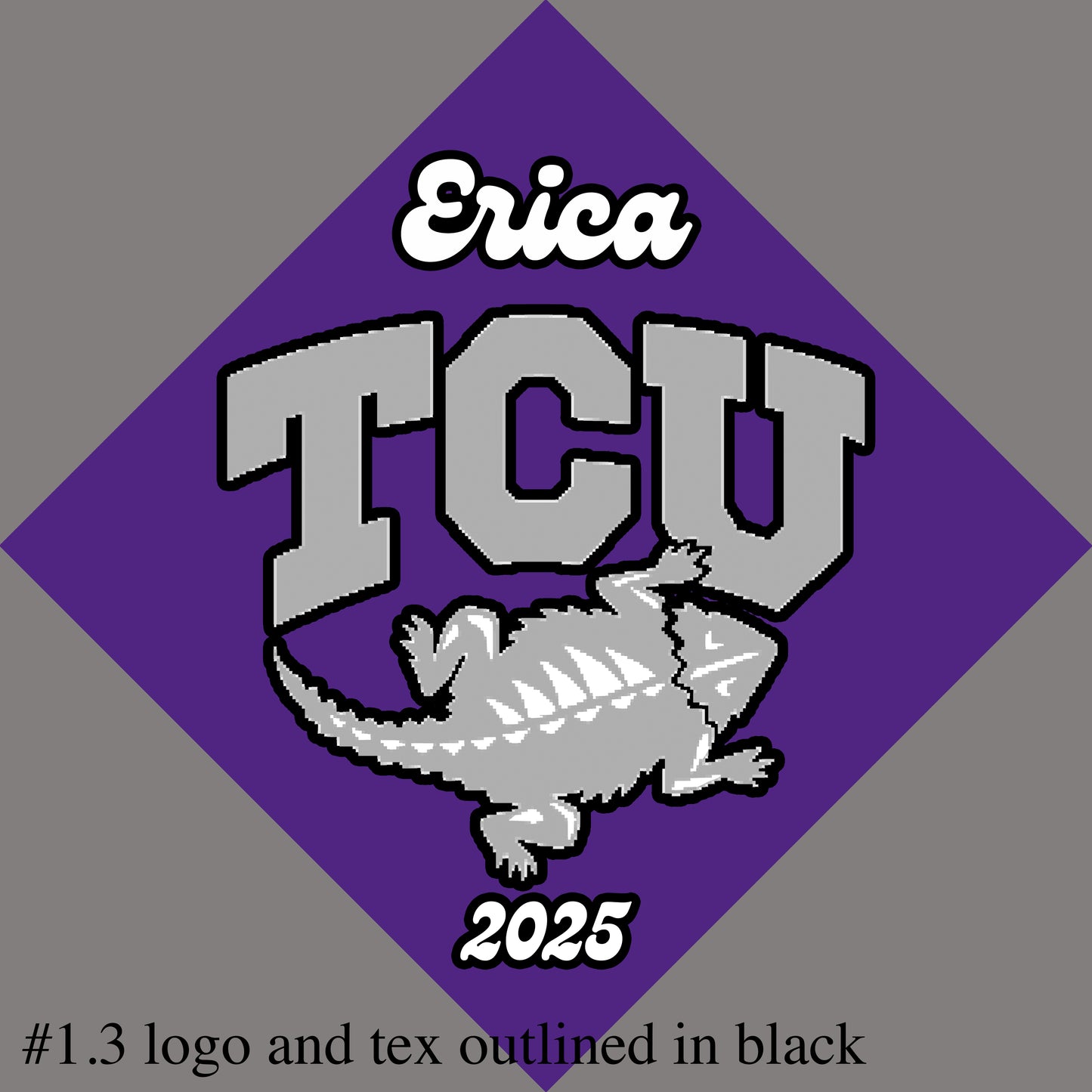 Custom Grad Cap for Erica