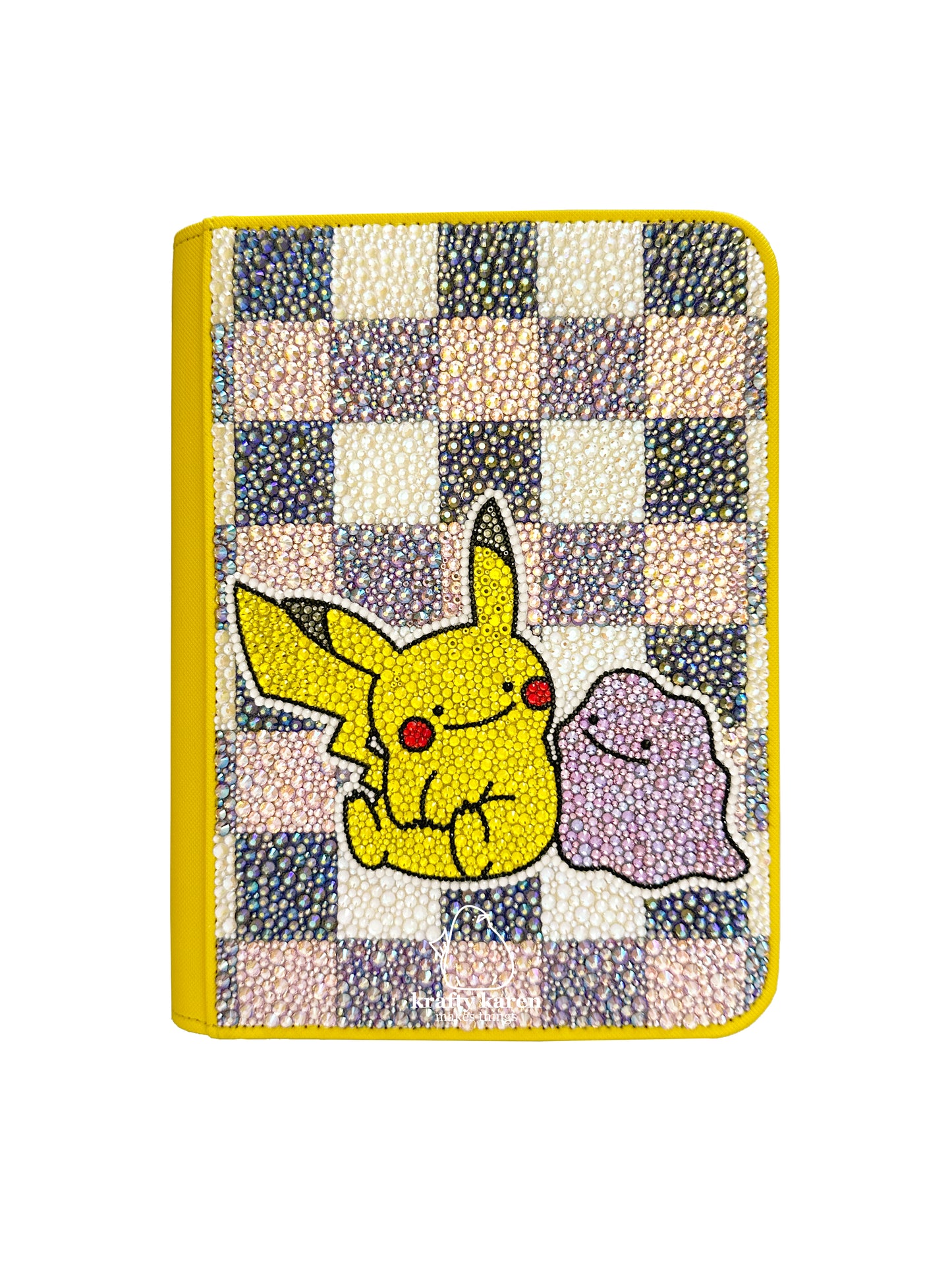rhinestone ditto pika 4 pocket binder