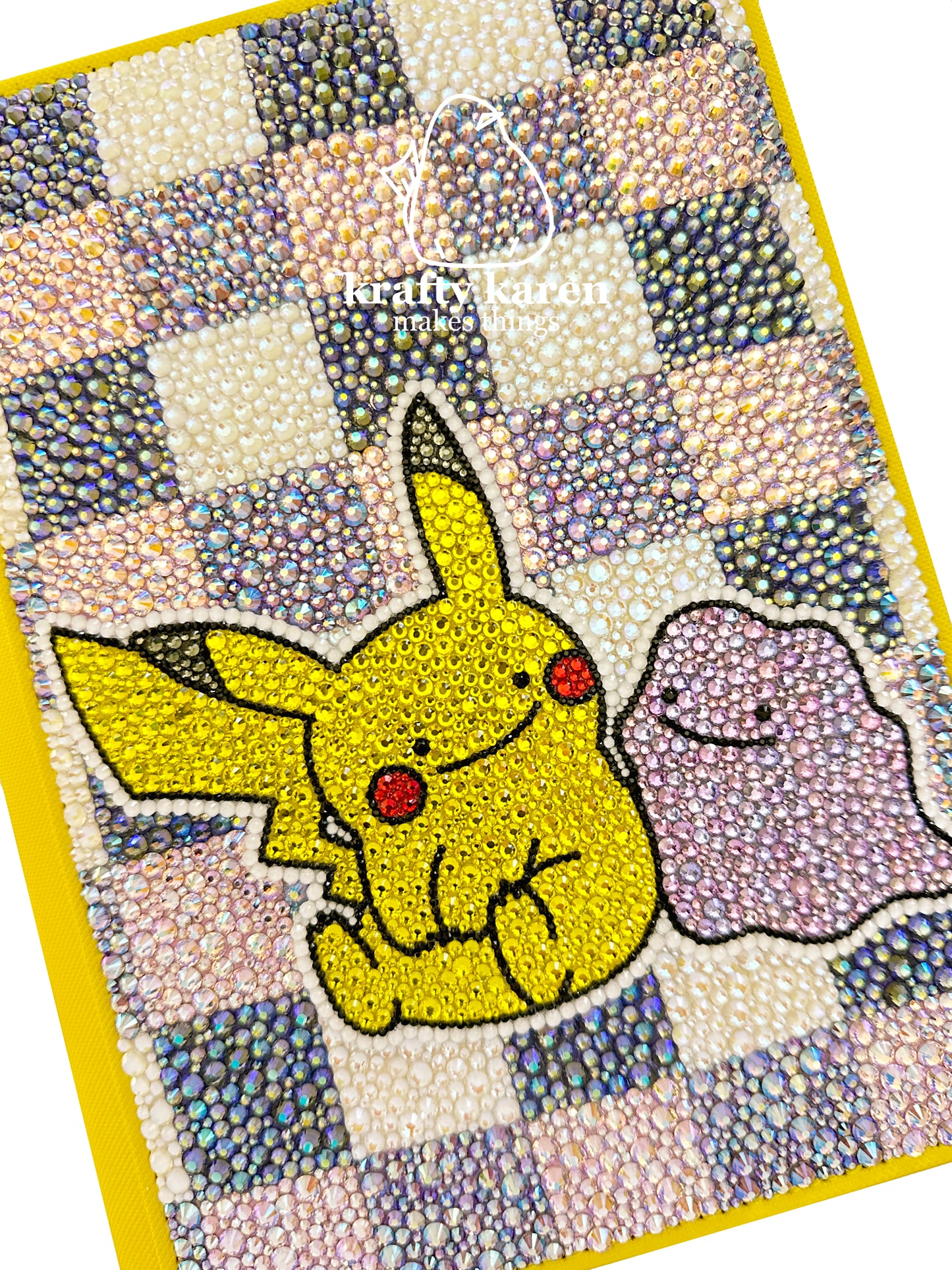 rhinestone ditto pika 4 pocket binder