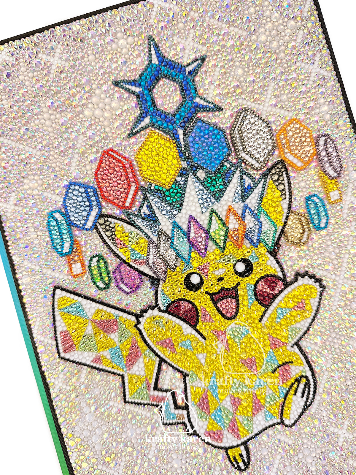Rhinestone Mega Dream Pikachu 9 Pocket Binder