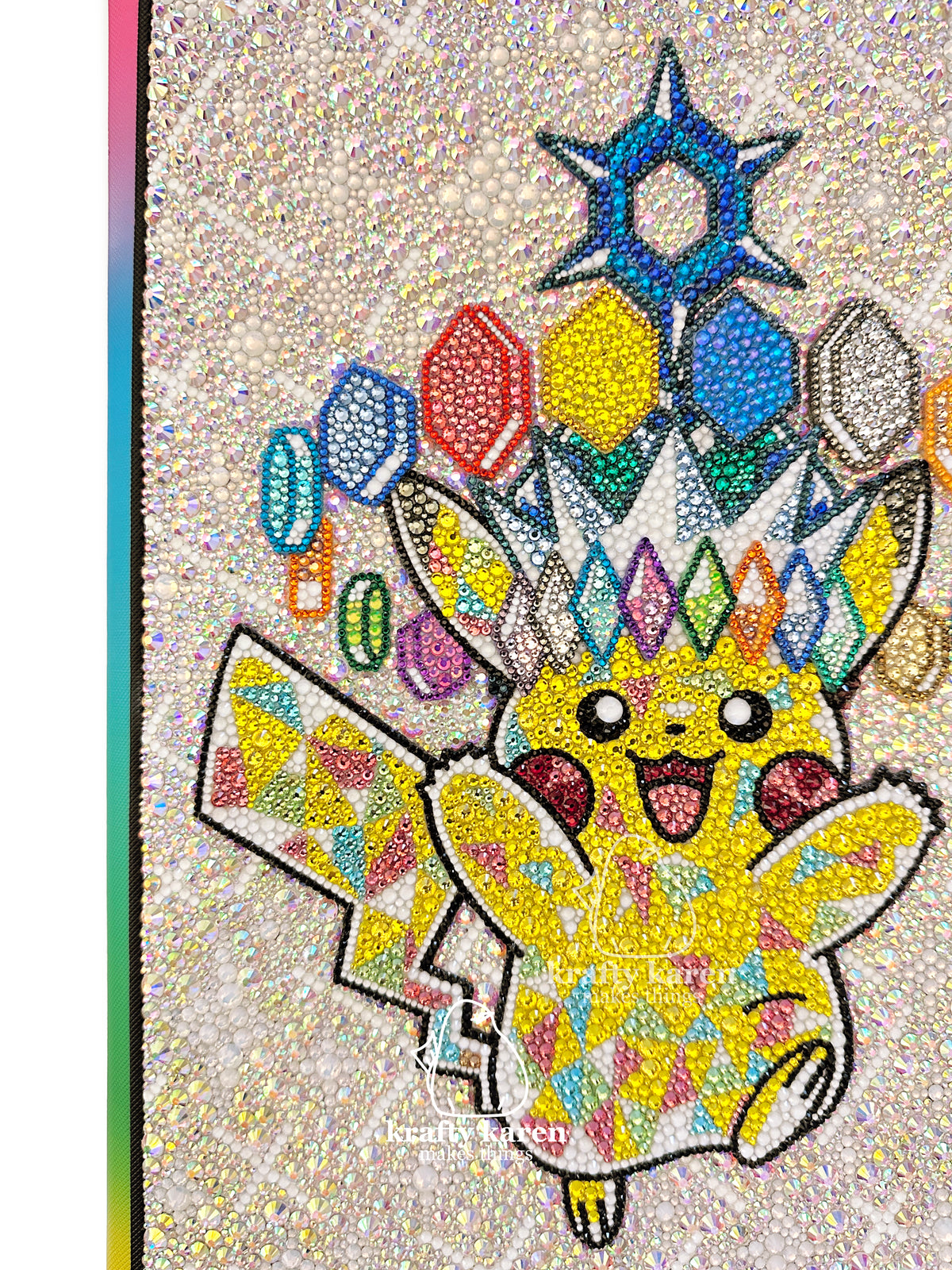 Rhinestone Mega Dream Pikachu 9 Pocket Binder