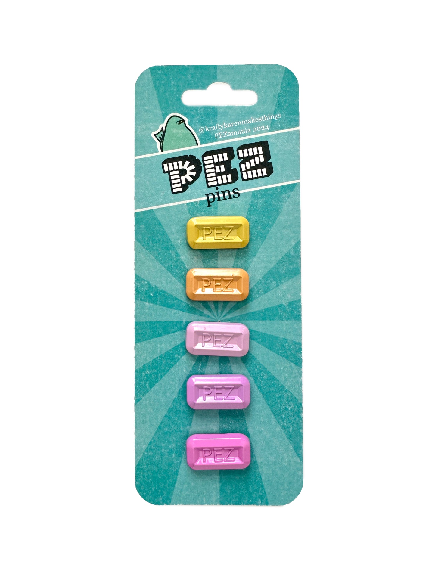 pez pins - set of 5