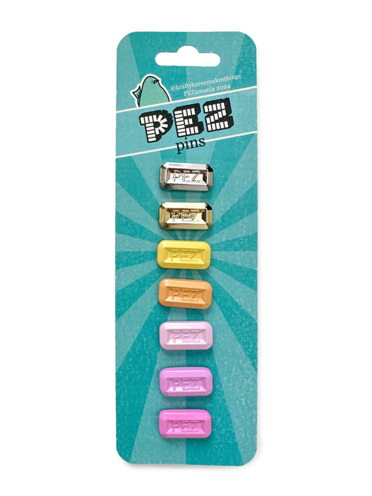 pez pins - set of 7