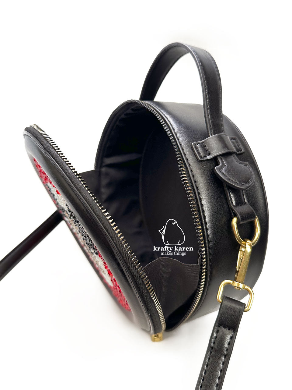 Classic Mouse Rhinestone Crossbody Bag