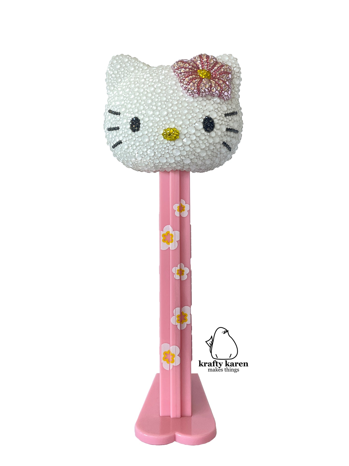 GIANT Rhinestone Hello Kitty PEZ