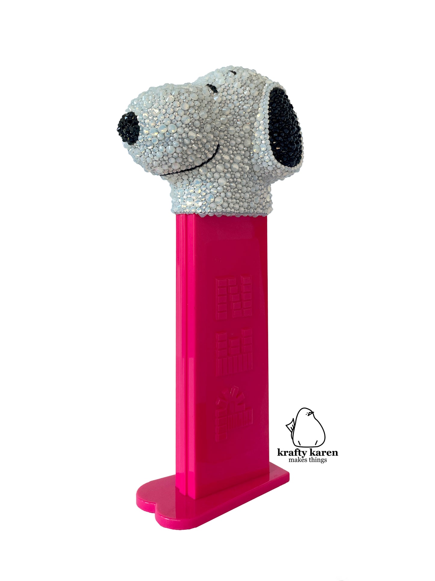 GIANT Rhinestone Snoopy PEZ