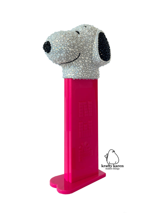 GIANT Rhinestone Snoopy PEZ