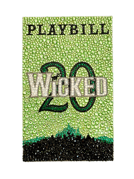 Wicked 20 Rhinestone Playbill