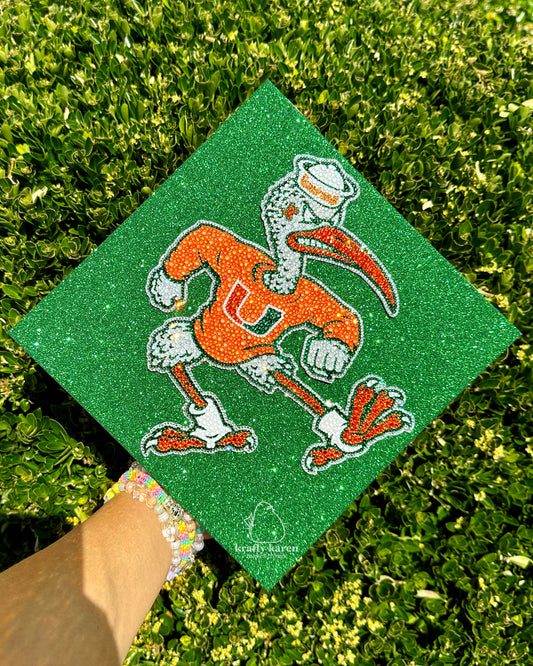 University of Miami Sebastian Grad Cap