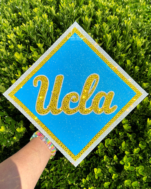 UCLA Rhinestone Grad Cap