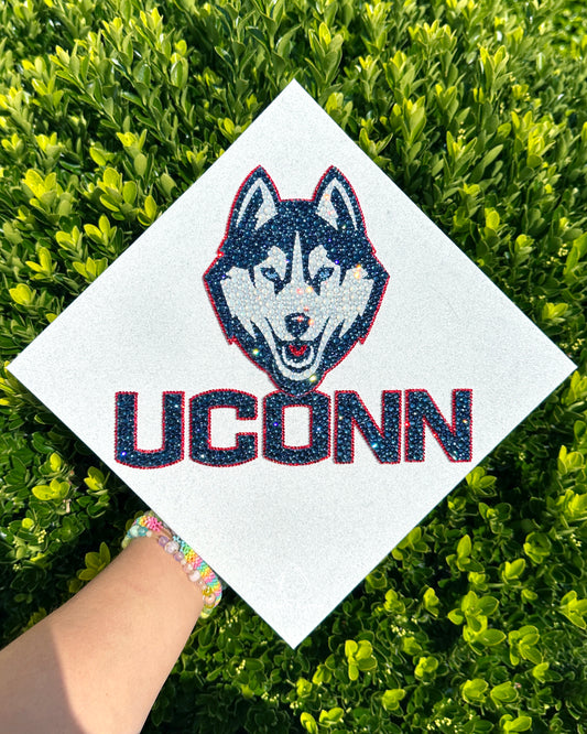 University of Connecticut Huskies Grad Cap V2