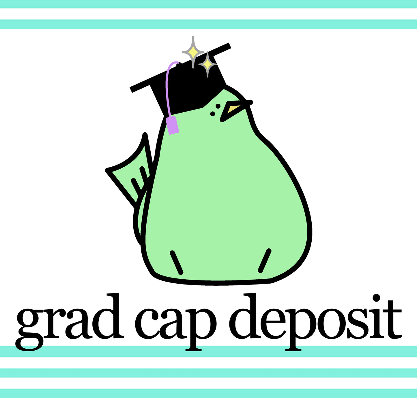 ✨CUSTOM✨ Rhinestone Grad Cap DEPOSIT